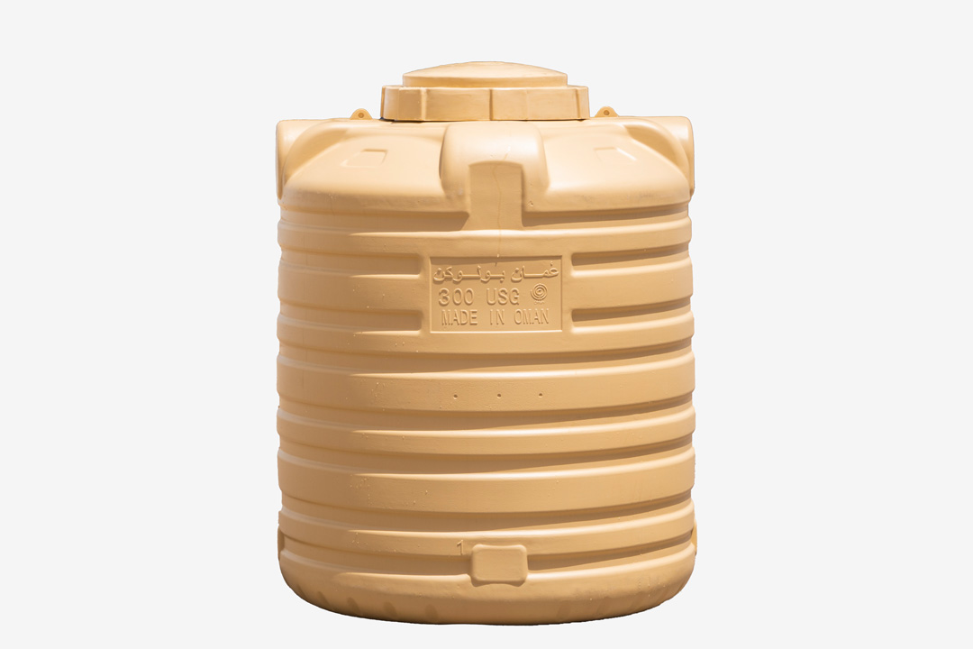 HDPE-WATER-TANK-300-USG-MILITARY-COLOUR